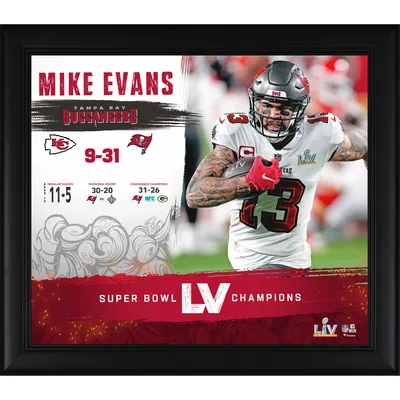 Mike Evans Tampa Bay Buccaneers Framed 15 x 17 Stitched Stars Collage