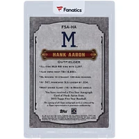 Hank Aaron Milwaukee Braves Autographed 2012 Topps Five Star #FSA-HA #3/208 Card