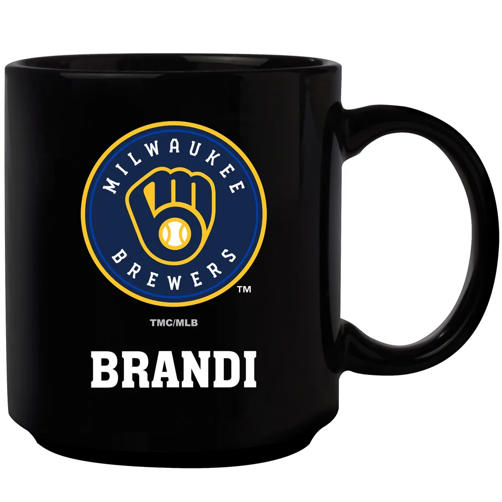 Men's Fanatics Branded Black Milwaukee Brewers Personalized Any