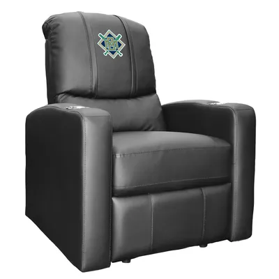 Milwaukee Brewers Logo Stealth Manual Recliner - Black