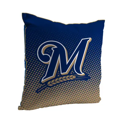 Milwaukee Brewers 18" x 18" Dots Decorative Pillow - Blue