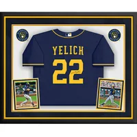 Milwaukee Brewers Christian Yelich Nike Navy Jersey