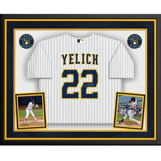 Lids Christian Yelich Milwaukee Brewers Fanatics Authentic Autographed Nike  Authentic Jersey - Cream