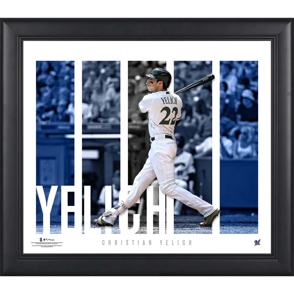 Lids Christian Yelich Milwaukee Brewers Fanatics Authentic