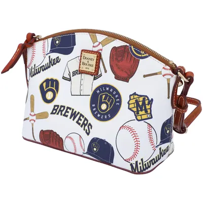 Dooney & Bourke Milwaukee Brewers Gameday Suki Sac à bandoulière avec poignet moyen