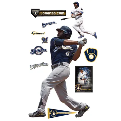 Fathead Milwaukee Brewers 5-Piece Mini Alumigraphic Outdoor Decal Set