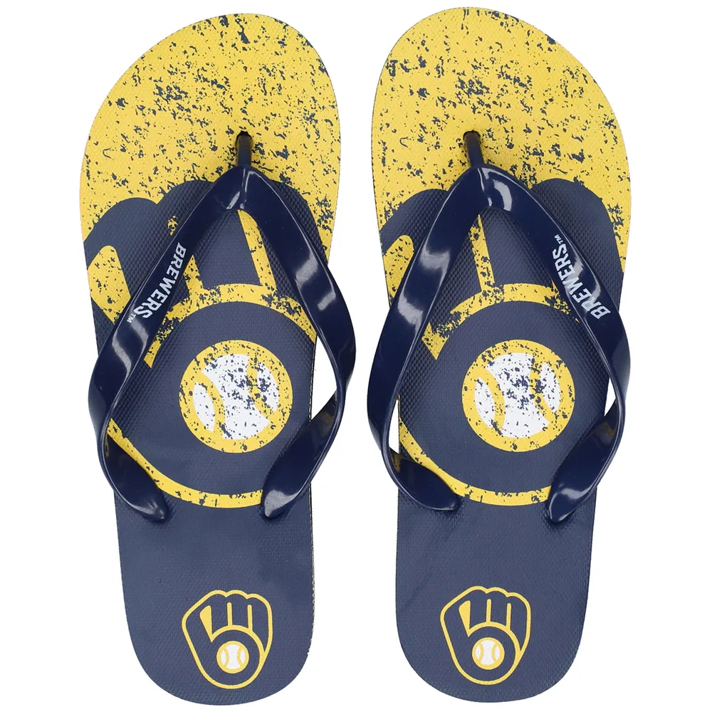 FOCO Colorado Rockies Big Logo Flip-Flops