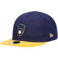 Casquette New Era bleu marine Milwaukee Brewers My First 9FIFTY pour bébé