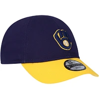 Infant New Era Navy Milwaukee Brewers Team Color My First 9TWENTY Flex Hat