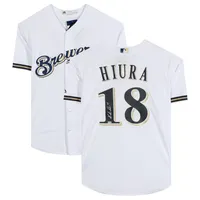 Youth Milwaukee Brewers Nike Black/White Replica Team Jersey