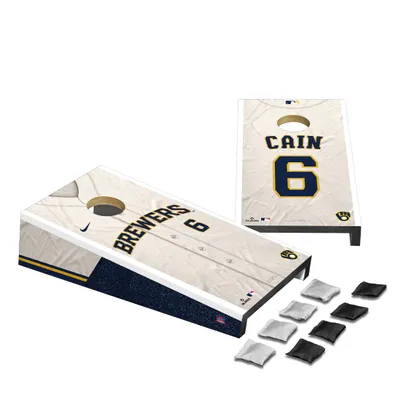 Lorenzo Cain Milwaukee Brewers Nike Youth 2022 City Connect Replica Player  Jersey - Powder Blue