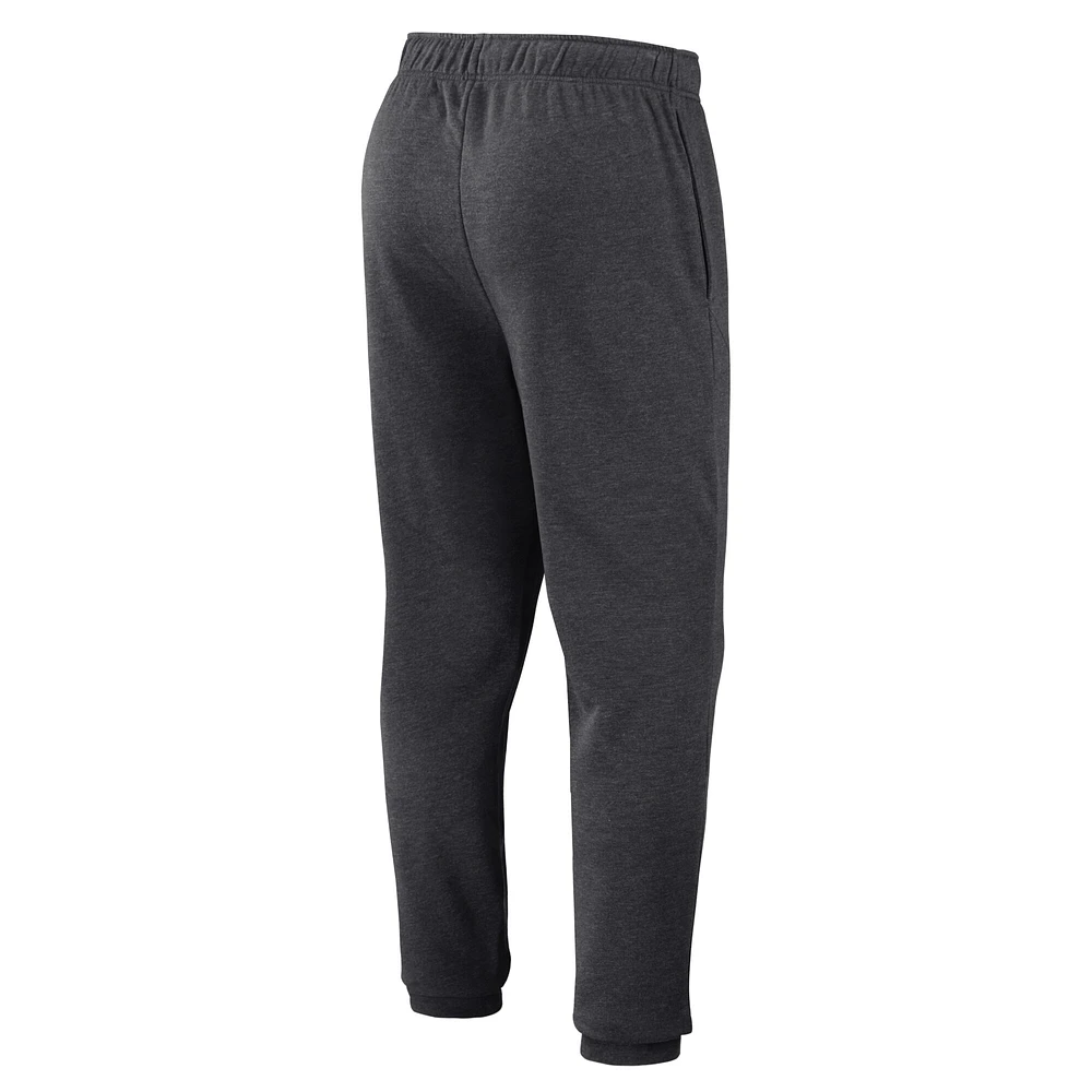 Pantalon de jogging en polaire Fanatics Heather Charcoal Milwaukee Brewers pour hommes