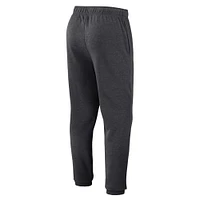Pantalon de jogging en polaire Fanatics Heather Charcoal Milwaukee Brewers pour hommes