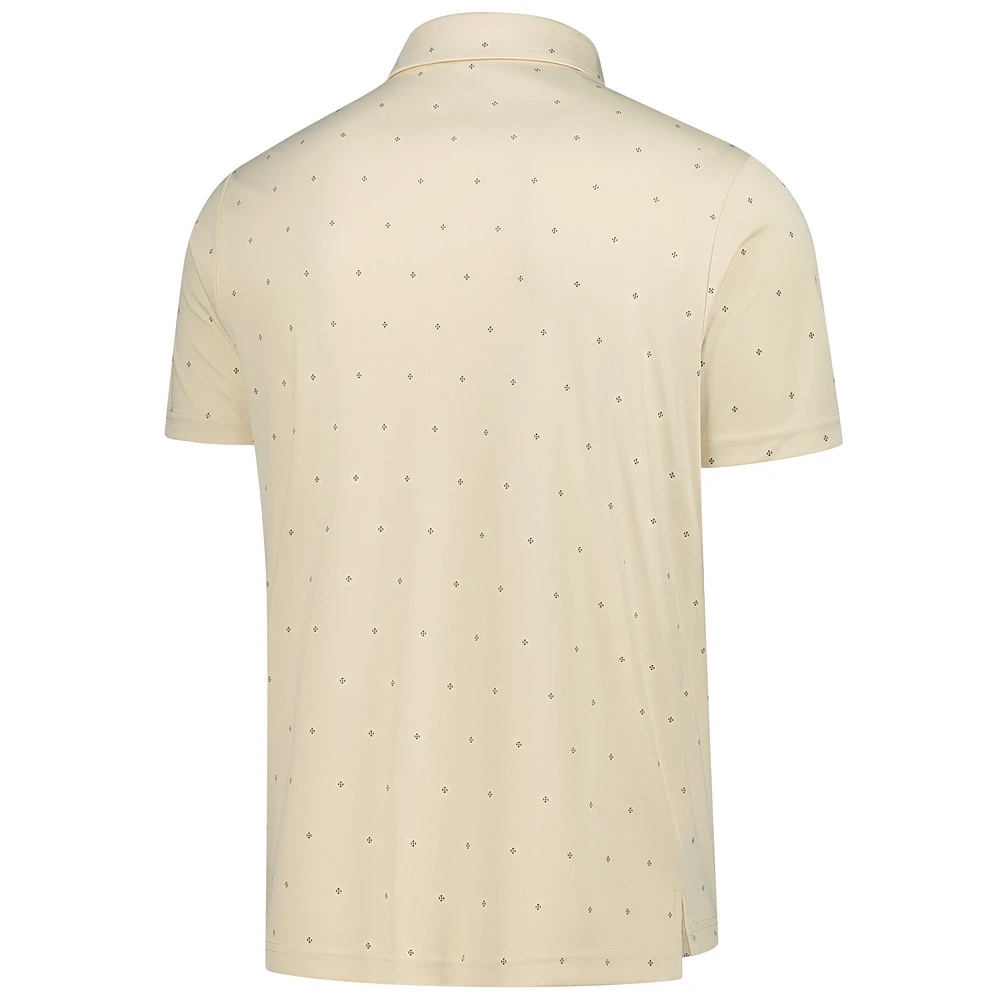 Men's Levelwear  Cream Milwaukee Brewers Vision Polo