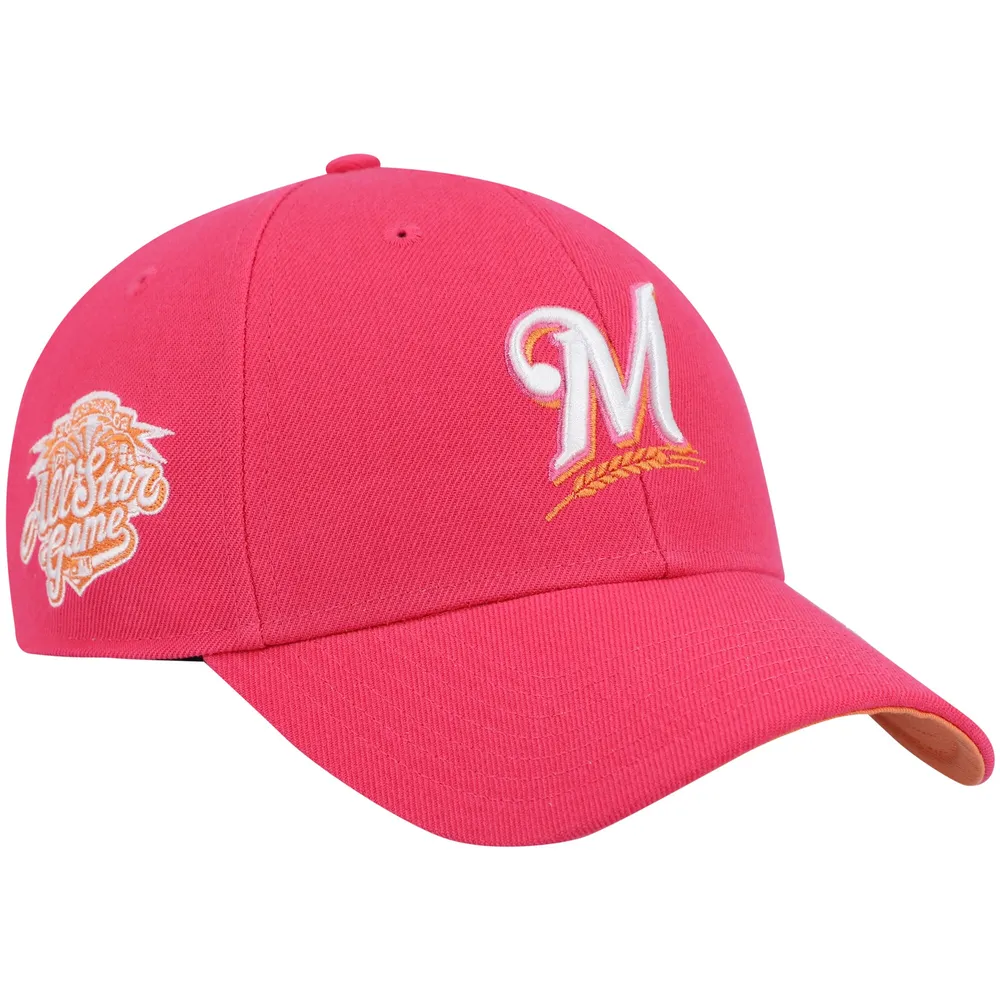 Lids Milwaukee Brewers '47 Dark Tropic Hitch Snapback Hat - White