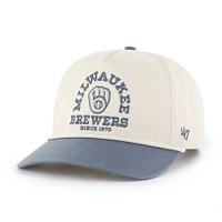Men's '47 Natural Milwaukee Brewers Ranchero Hitch Adjustable Hat