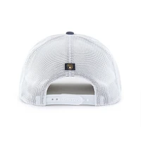Men's '47 Navy/White Milwaukee Brewers Scratch Adjustable Trucker Hat