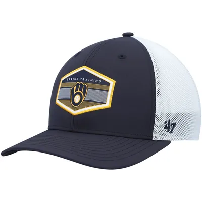 Milwaukee Brewers '47 Trucker Snapback Hat - Camo