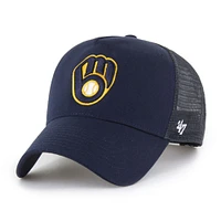 Men's '47 Navy Milwaukee Brewers Ballpark Offside Adjustable Trucker Hat