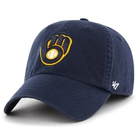 Casquette ajustée '47 Navy Milwaukee Brewers Franchise Logo pour hommes