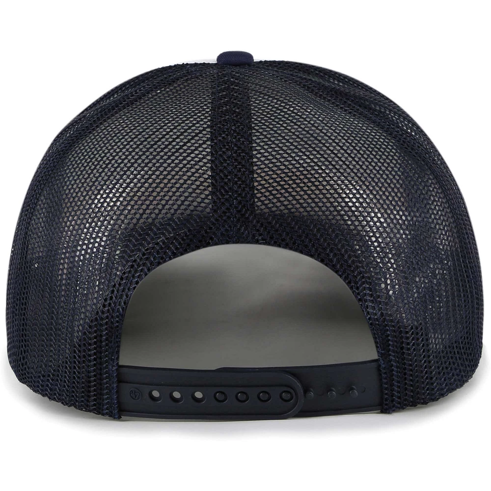 Men's '47 Navy Milwaukee Brewers Lift Off Foam Front Mesh Trucker Adjustable Hat
