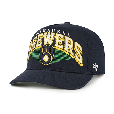 Men's '47 Navy Milwaukee Brewers Pomona Hitch Adjustable Hat