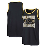 Men's '47 Navy Milwaukee Brewers Upload Franklin Tank Top