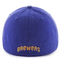 Casquette ajustée '47 Royal Milwaukee Brewers Cooperstown Collection Franchise Logo pour homme