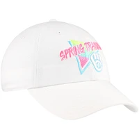 Men's '47 White Milwaukee Brewers 2024 Spring Training Vapor Wave Clean Up Adjustable Hat