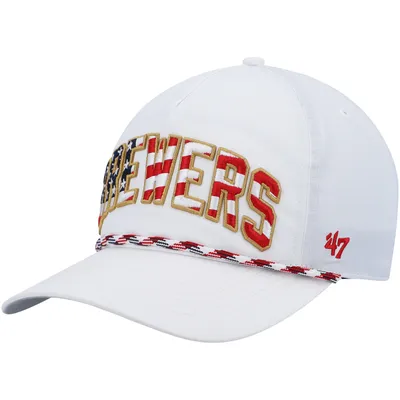 Texas Rangers '47 Flag Fill Trucker Snapback Hat - Navy/White