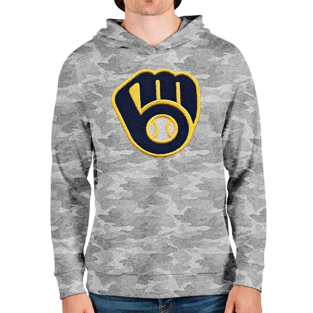 Profile Men's Navy Milwaukee Brewers Big & Tall Long Sleeve T-Shirt