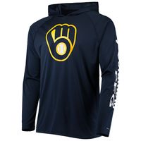 Lids Milwaukee Brewers Columbia Pin High Omni-Wick Long Sleeve