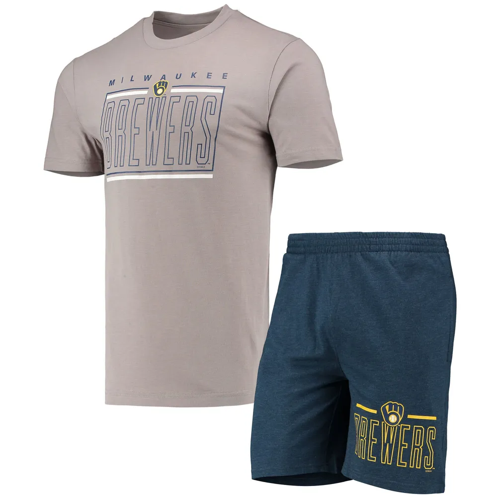 Milwaukee Brewers Concepts Sport Women's T-Shirt & Pants Sleep Set