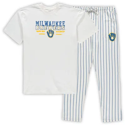 Milwaukee Brewers Fanatics Branded Two-Pack Combo T-Shirt Set - Navy/White