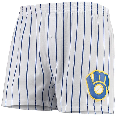 Boxer Concepts Sport Milwaukee Brewers Vigor blanc pour homme