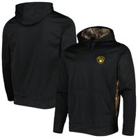 Men's Dunbrooke Black/Camo Milwaukee Brewers Ranger Pullover Hoodie