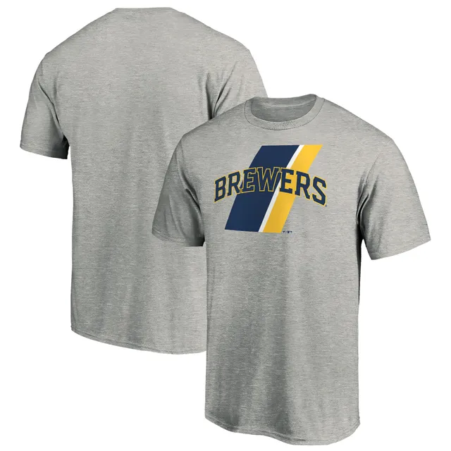 Milwaukee Brewers Fanatics Branded Cooperstown Collection Forbes Team  T-Shirt - Royal