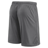 Men's Fanatics Gray Milwaukee Brewers Primary Logo Shorts