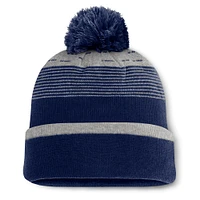 Men's Fanatics  Navy Milwaukee Brewers Fundamental Gradient Cuffed Knit Hat with Pom