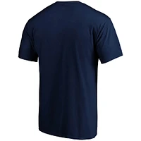 Men's Fanatics Navy Milwaukee Brewers Heart & Soul T-Shirt