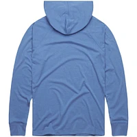 Men's Homage Powder Blue Milwaukee Brewers Lightweight Raglan Tri-Blend Pullover Hoodie