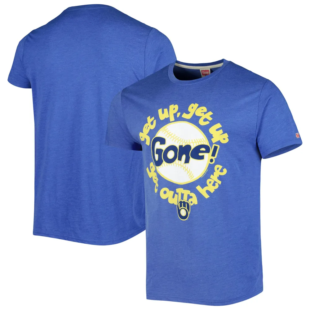 Lids Milwaukee Brewers Homage Hyper Local Tri-Blend T-Shirt