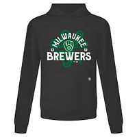 Men's Levelwear Milwaukee Brewers St. Patrick's Day Relay Shamrock Pullover Hoodie