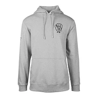 Men's Levelwear  Gray Milwaukee Brewers Podium Digital Camo Pullover Hoodie
