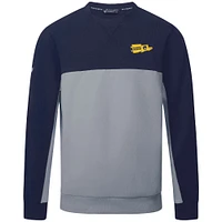 Men's Levelwear Navy/Gray Milwaukee Brewers Legacy Rafters Pullover Sweatshirt