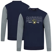 Sweat-shirt bleu marine Levelwear pour homme, Accolade Ultimate Textbook, des Milwaukee Brewers
