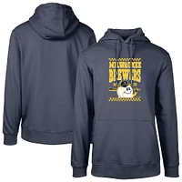 Men's Levelwear Navy Milwaukee Brewers Podium Inaugural Pullover Hoodie
