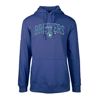 Sweat à capuche rétro pour homme Levelwear Royal Milwaukee Brewers Cooperstown Collection Podium