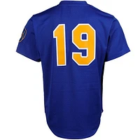 Maillot d'entraînement de frappeur en maille Mitchell & Ness Robin Yount Royal Milwaukee Brewers Cooperstown pour hommes