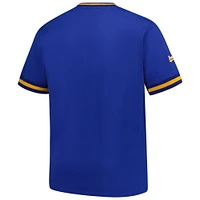 T-shirt col V Mitchell & Ness Royal Milwaukee Brewers pour homme, grandes tailles
